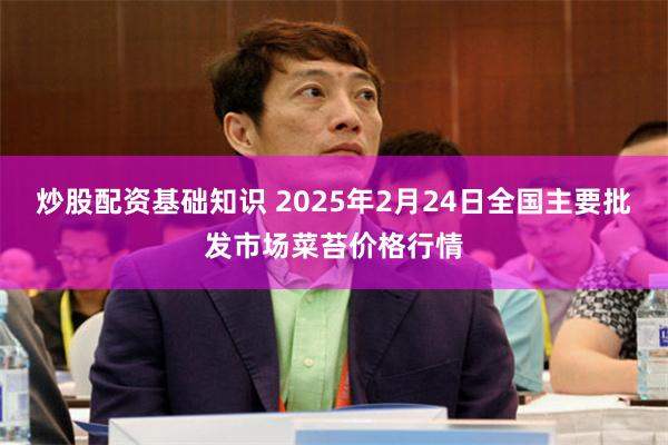 炒股配资基础知识 2025年2月24日全国主要批发市场菜苔价格行情